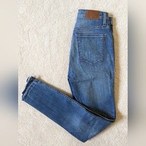 Madewell Tall Curvy High Rise Skinny Jeans Size 27T